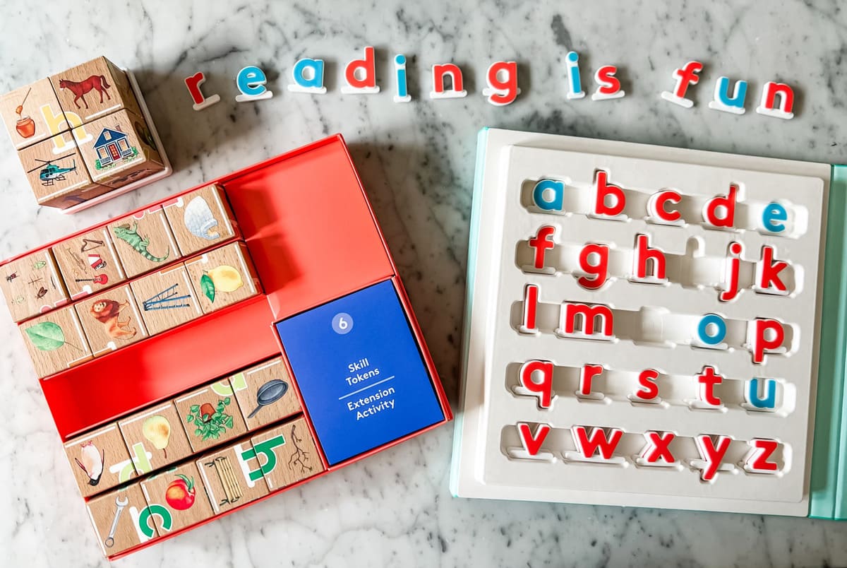 Lovevery Reading Skill Kit Review Moveable Alphabet and Wooden Letter Sound Blocks